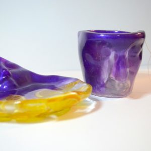 Toronja - Vaso/pocillo en resina epóxica