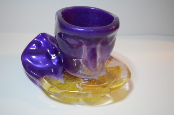 Toronja - Vaso/pocillo en resina epóxica - Imagen 4